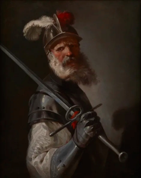 [Brigandyne - campagne ouverte] La Compagnie des Rats Brunfineart-johann-heinrich-sch-nfeld-idealised-portrait-of-a-soldier-1655-circa